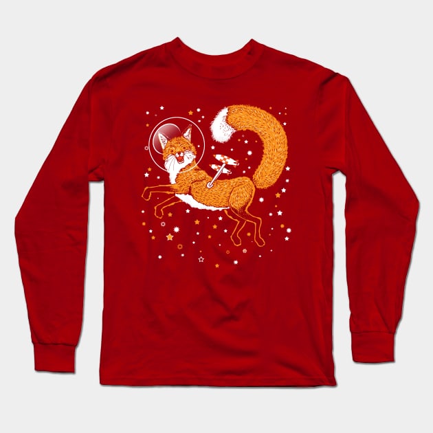 SPACE FOX! Long Sleeve T-Shirt by CMButzer